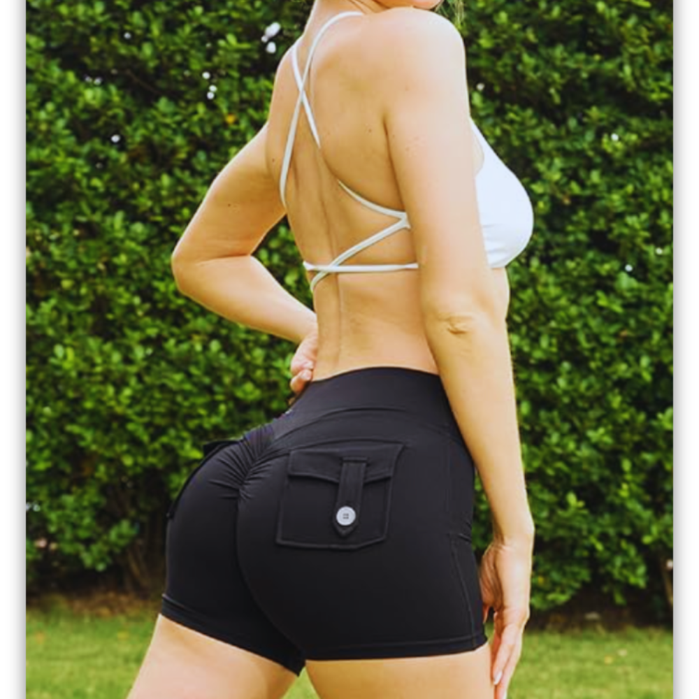 BellaCurves Butt Lifting Workout Shorts-SAMARZ.com