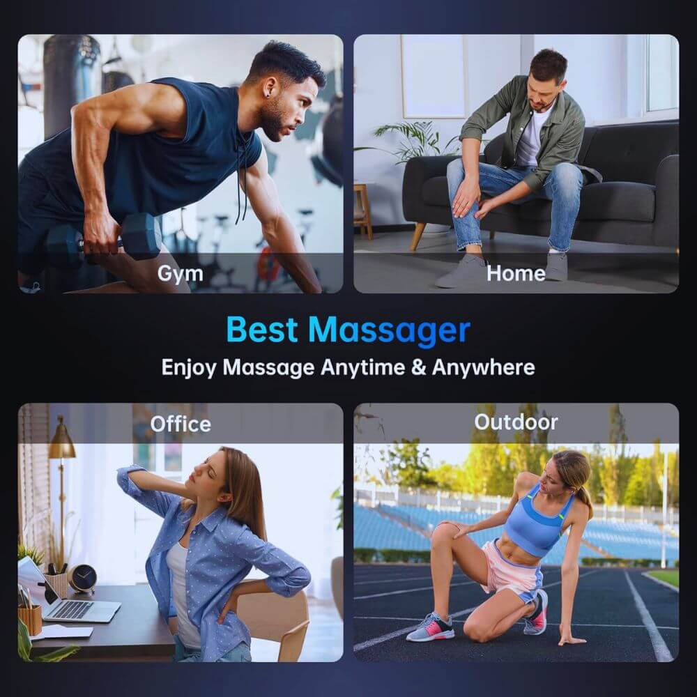 ReliefPro™ – 6-Head Deep Tissue Massager-SAMARZ.com