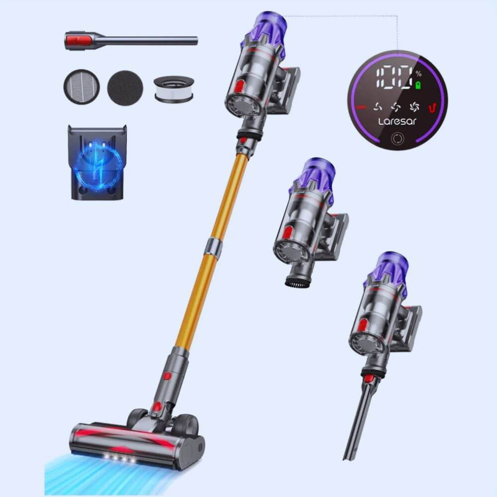 SwiftClean Pro V7 Cordless Vacuum Cleaner-SAMARZ.com