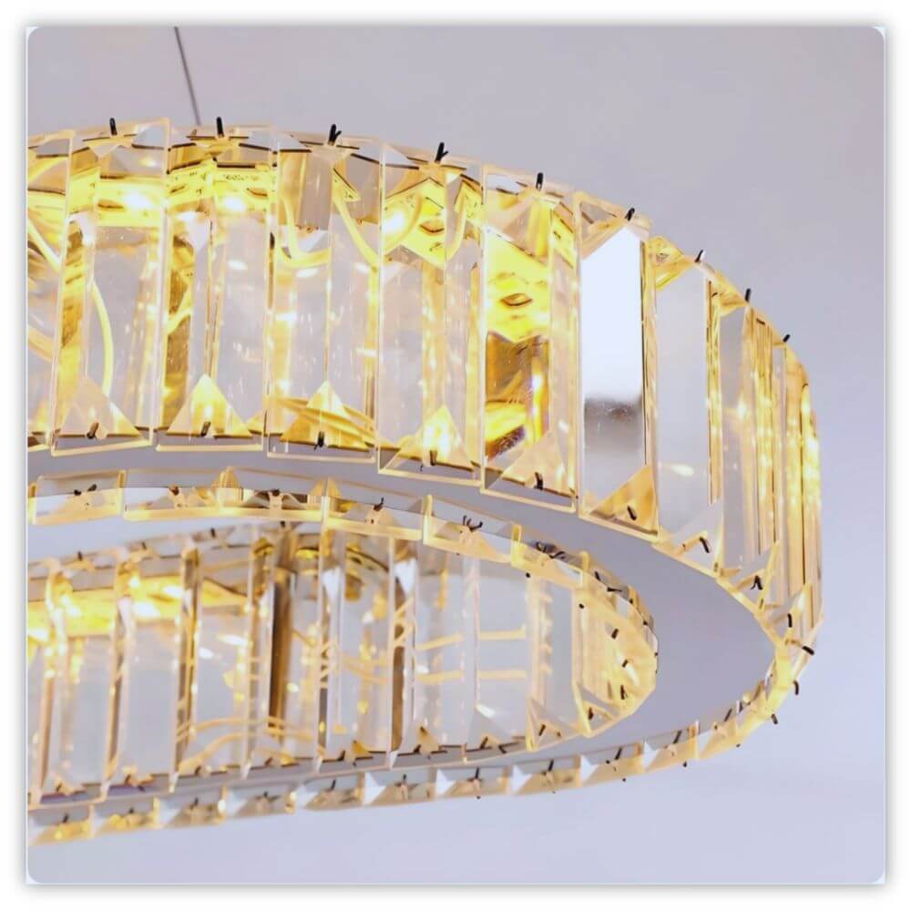 LumièreLux™ LED Crystal Ceiling Pendant-SAMARZ.com