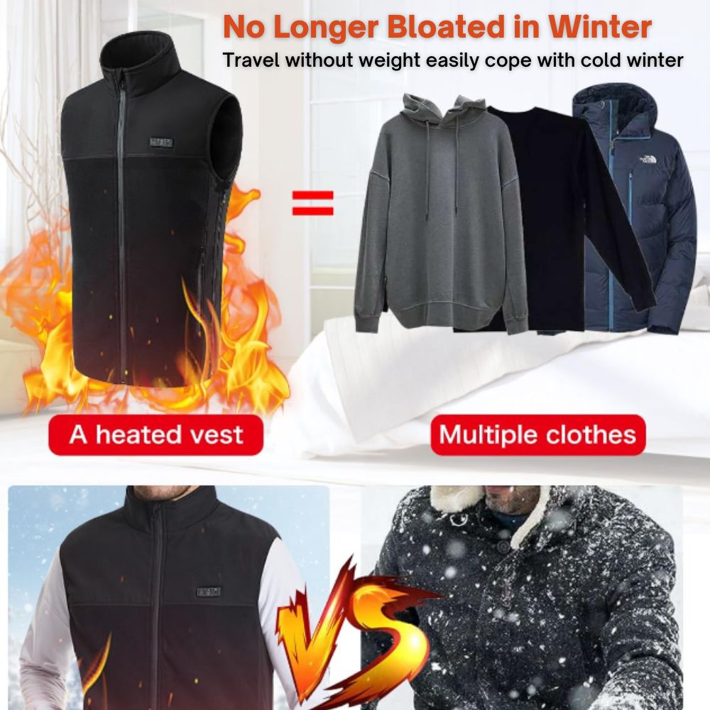 AuraWarm™- Fleece Heated Vest-SAMARZ.com