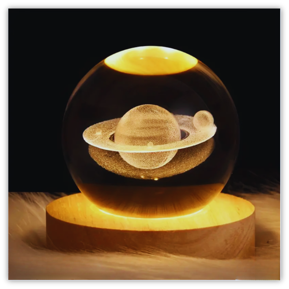 LunaGlow™ Galaxy LED Night Light Ball 