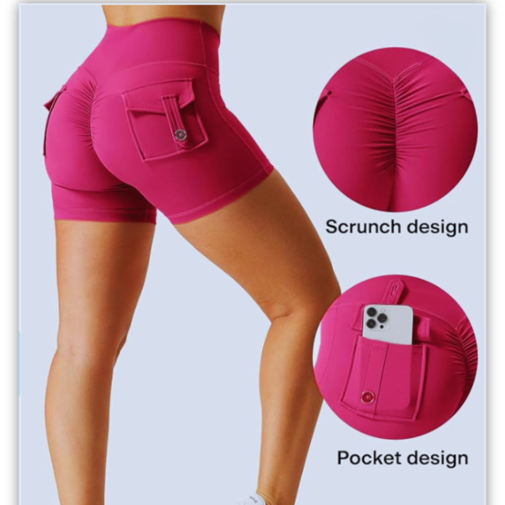 BellaCurves Butt Lifting Workout Shorts-SAMARZ.com