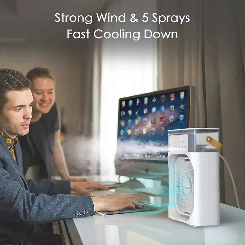 "BreezeBliss 2024 Desktop Air Cooler - Samarz.com