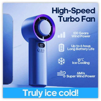 BreezeBliss Portable Turbo Fan: Your Ultimate Cooling Companion - Samarz.com