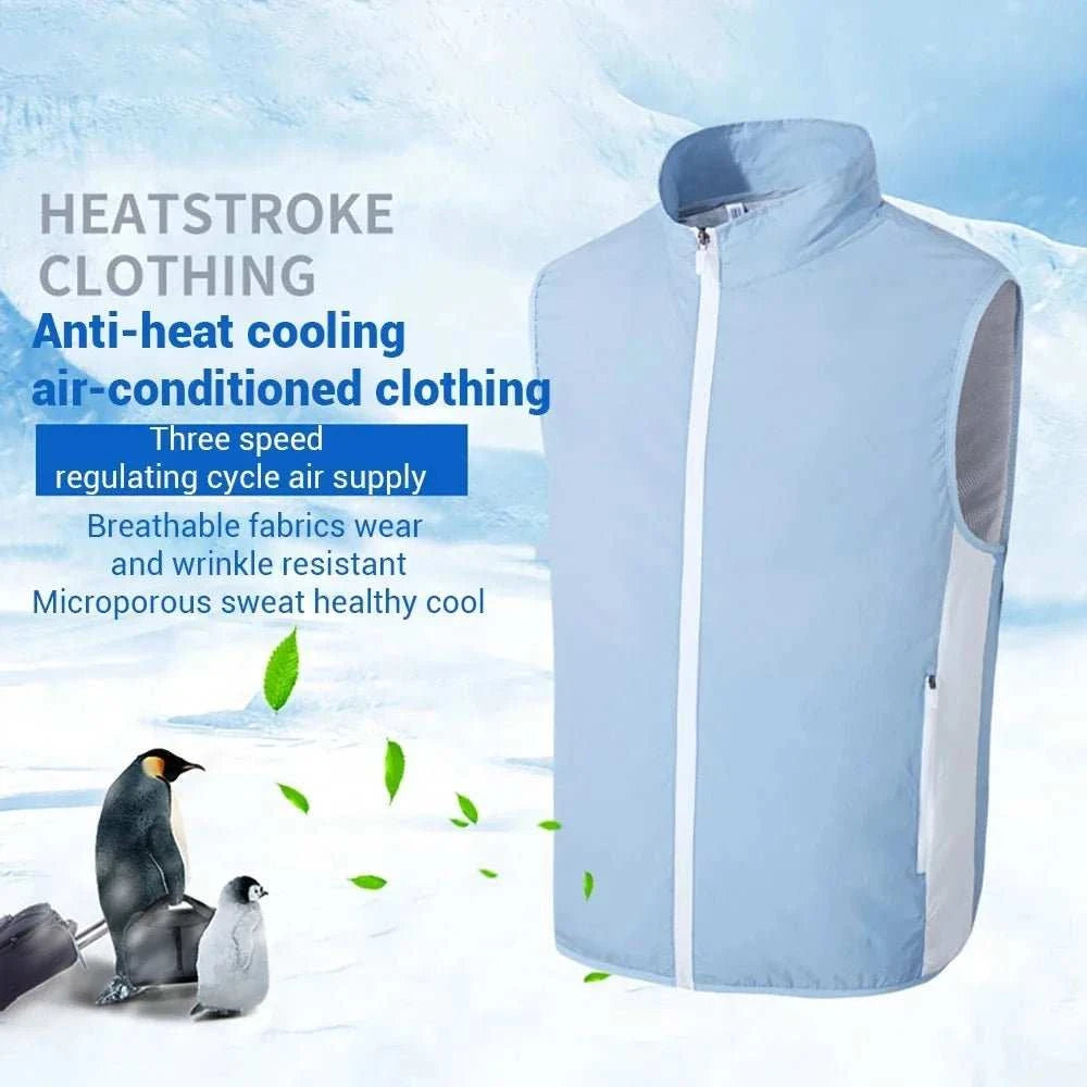 "Cool Breeze 2024 Summer Air-Conditioning Vest" 🌬️👕 - Samarz.com