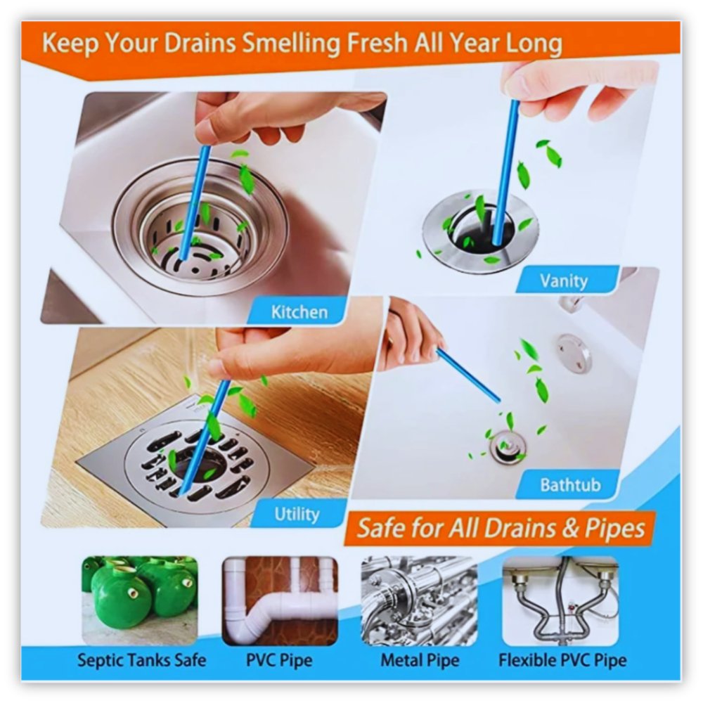 DrainStix™ Magic Drain Rods - Samarz.com