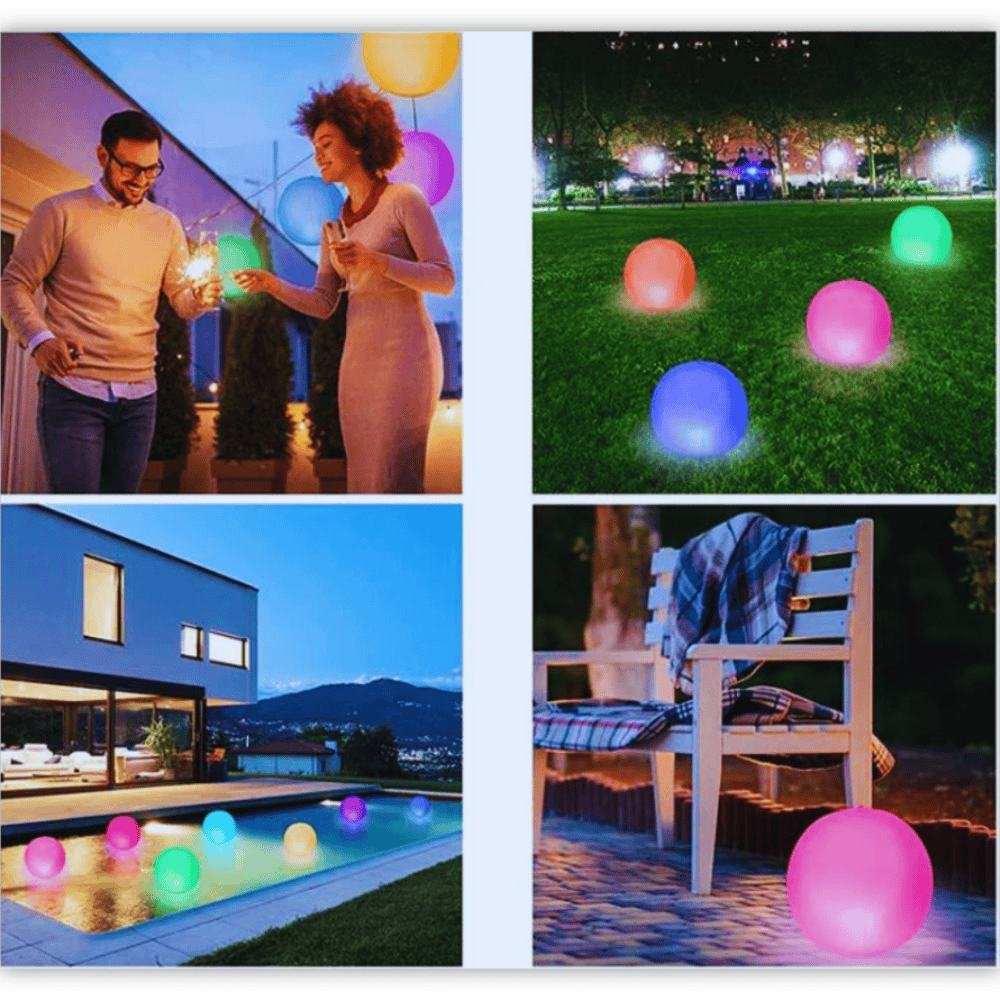 LuminousPlay 16-Color LED Water Ball - Samarz.com