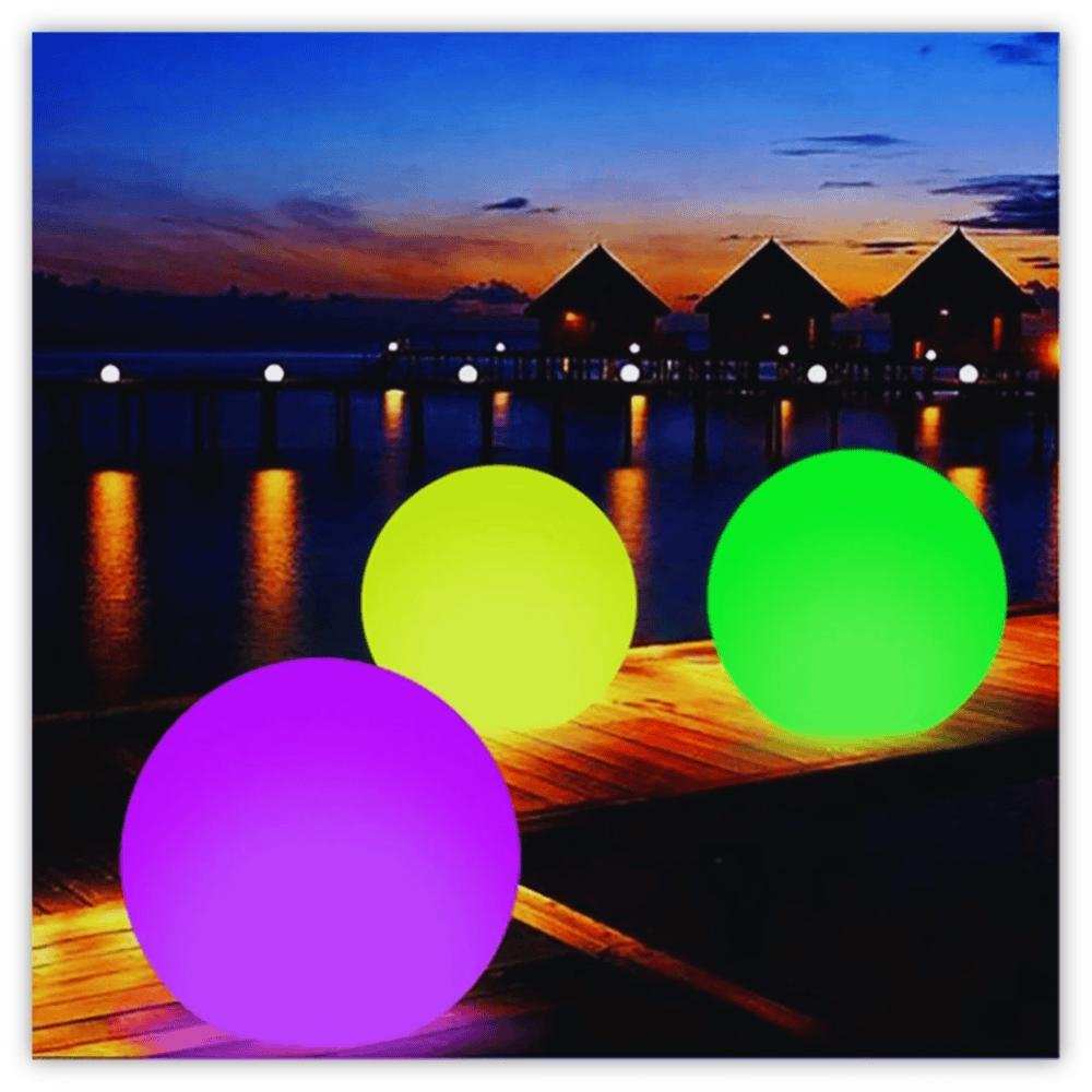 LuminousPlay 16-Color LED Water Ball - Samarz.com