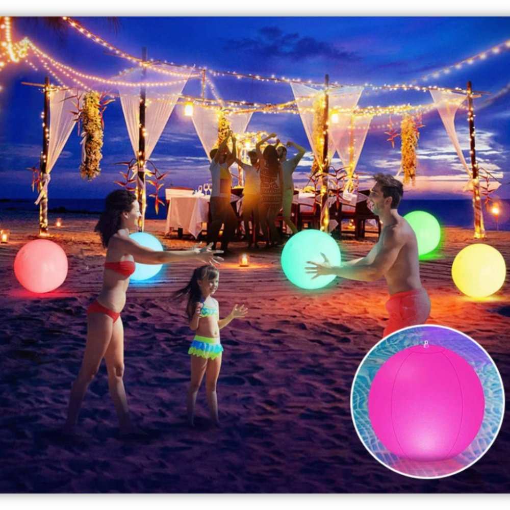 LuminousPlay 16-Color LED Water Ball - Samarz.com