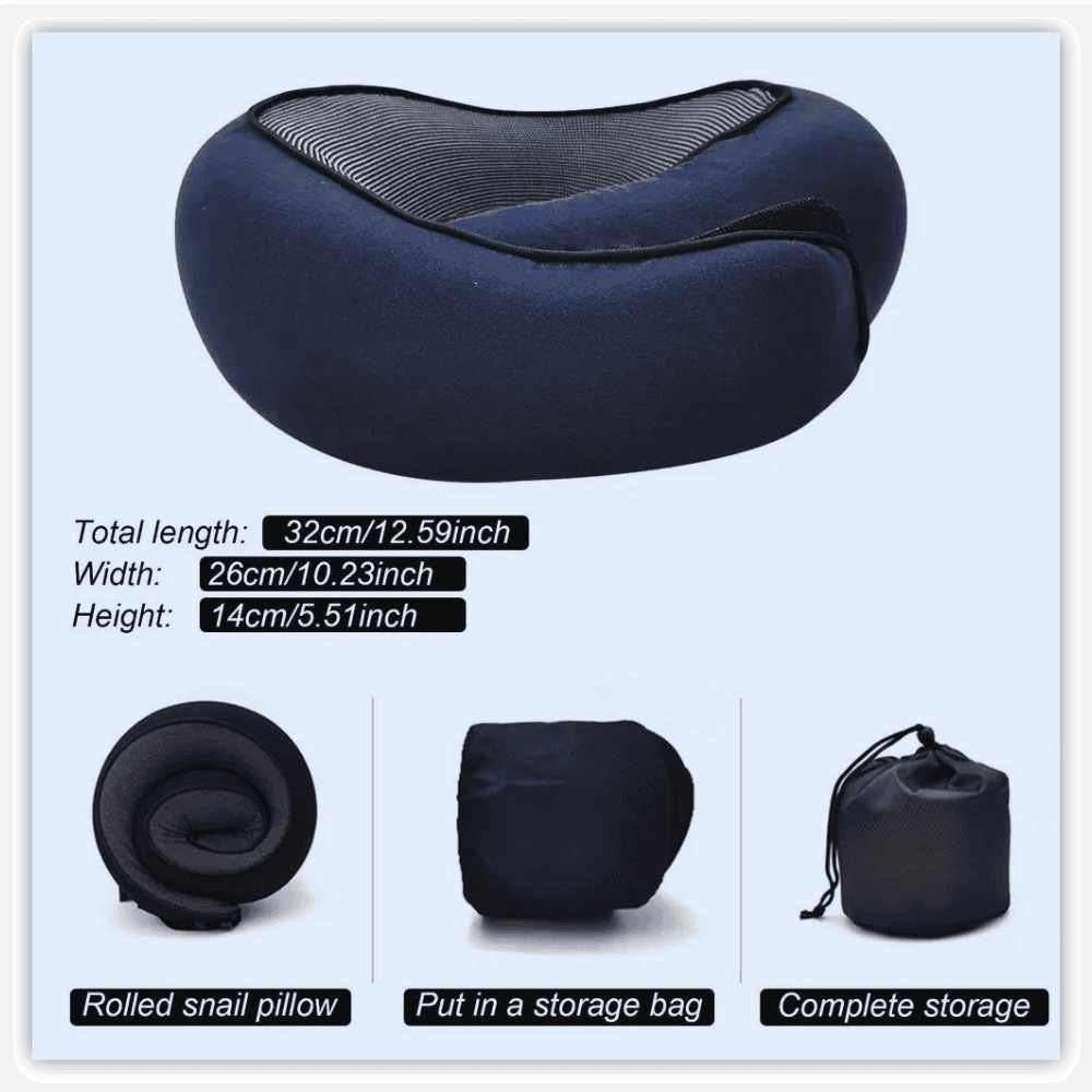 Luxe Comfort Travel Neck Pillow ✈️💤 - Samarz.com